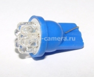 Светодиодные лампы T10 7 LED blue